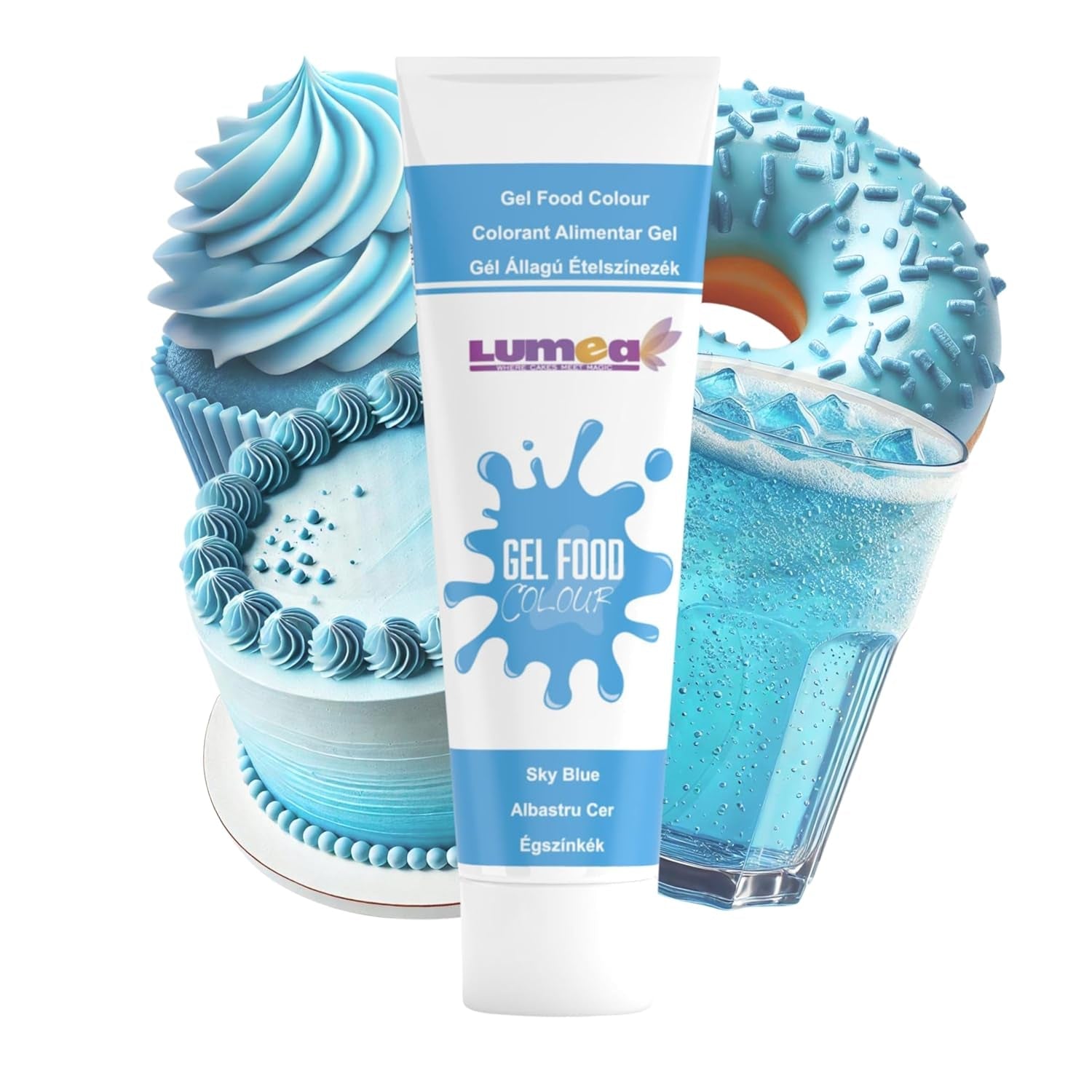 Dekozauber 24 Colorant Alimentaire Rouge, Gel, 30 g, Végétalien, Sans Sucre, Hautement Concentré, Colorant Alimentaire Rouge pour Fondant, Crème au Beurre, Boissons et Plus