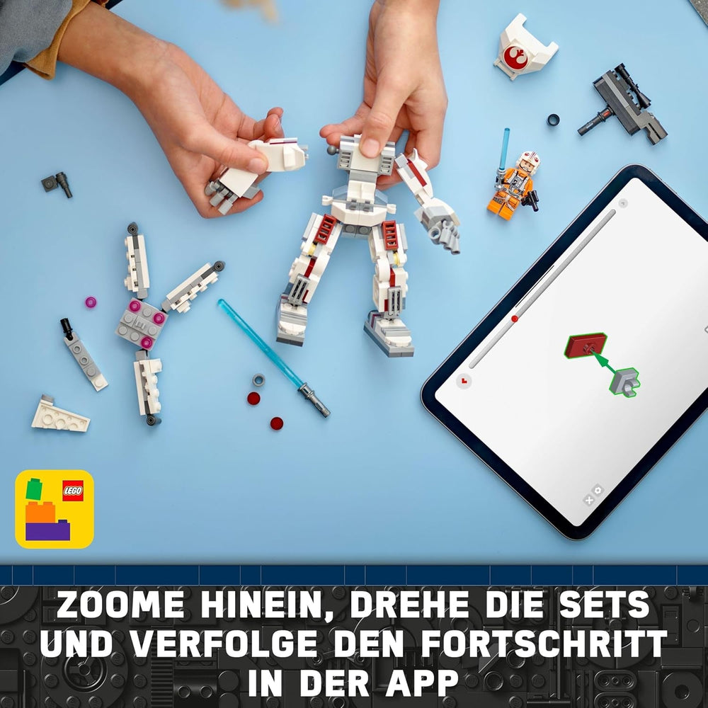 LEGO Star Wars Le X-Wing Mech de Luke Skywalker, briques à collectionner, action-aventure, idée cadeau pour garçons et filles créatifs à partir de 6 ans 75390 Jeux de construction Besuche den LEGO-Store