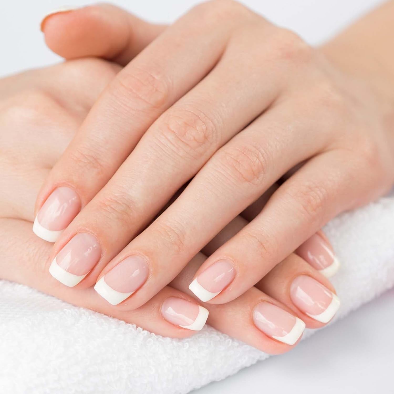 1620 Stück French Schablonen Nägel,French Nail Schablone,Maniküre Schablonen,Selbstklebende Nail Art Sticker Frenchs Für DIY Nageldesign Maniküre Dekoration Nageldesign Zubehör