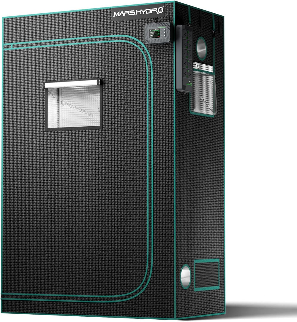 MARS HYDRO Tente de culture 60 x 60 x 140 cm, tente de culture intérieure, tentes de culture en Mylar réfléchissant pour culture hydroponique, plateau inférieur amovible pour espace de culture des plantes