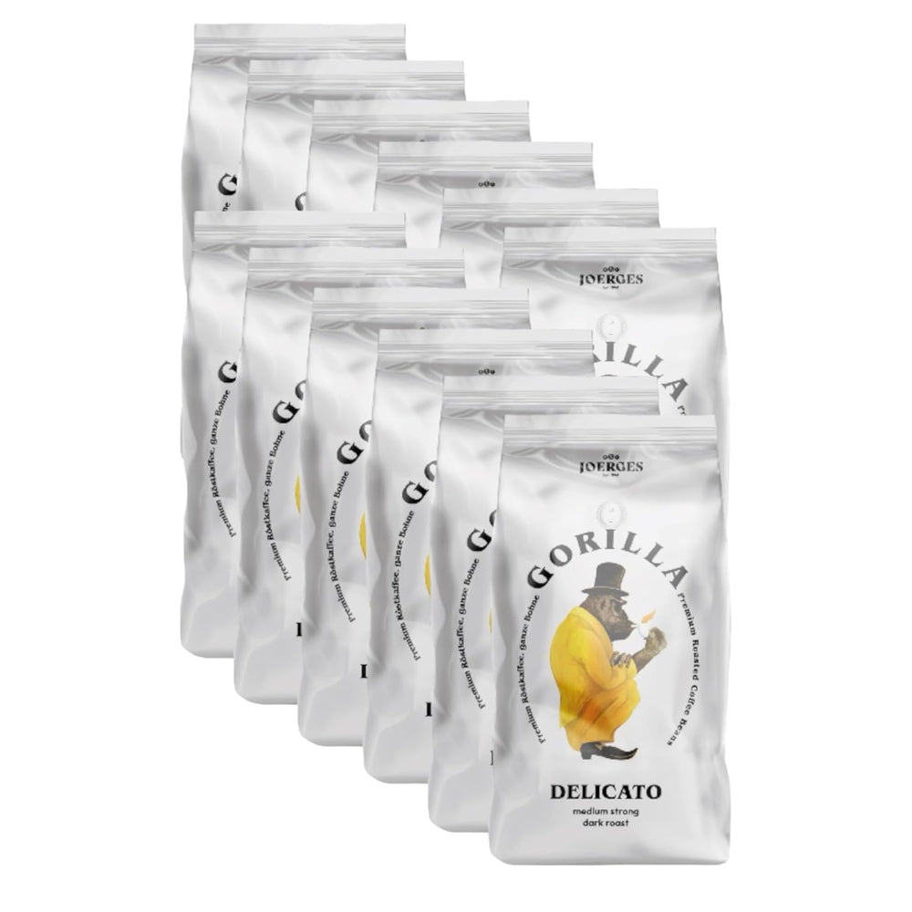 Gorilla Espresso Delicato 12 x 1kg Café en grains entiers