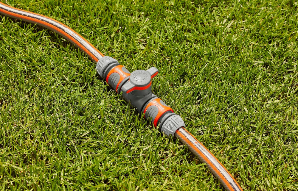 Gardena Raccord avec vanne de régulation, gris, orange