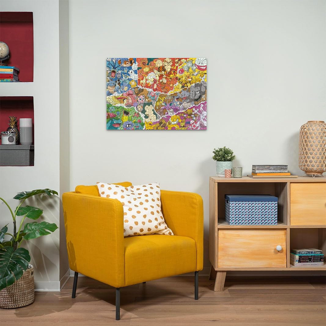 Ravensburger Puzzle 12000832 - Pokémon Aventure - Puzzle Pokémon 1000 pièces pour adultes et enfants de plus de 14 ans Puzzle Naty Shop