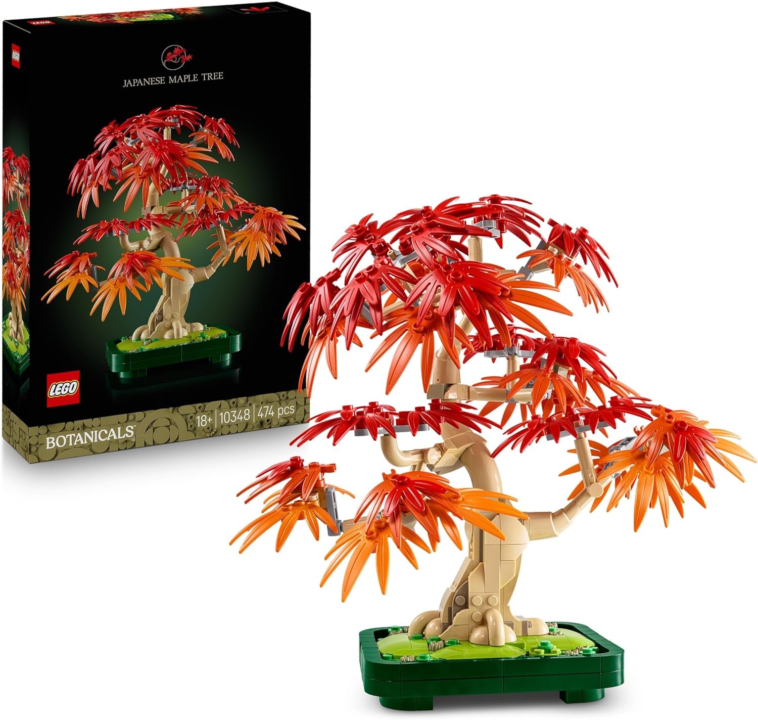 LEGO Botanicals Bonsai Baum Set for Erwachsene - Pflanzen Home Deko Set - DIY Project and entspansende creative Aktivität - Giftidee for Frauen and Männer - Botanik Kollektion 10281