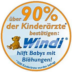 Fridababy Windi Soulagement des gaz pour bébés à partir de 0 mois 10 pièces Cathéters jetables Soulagement des gaz naturels 20437