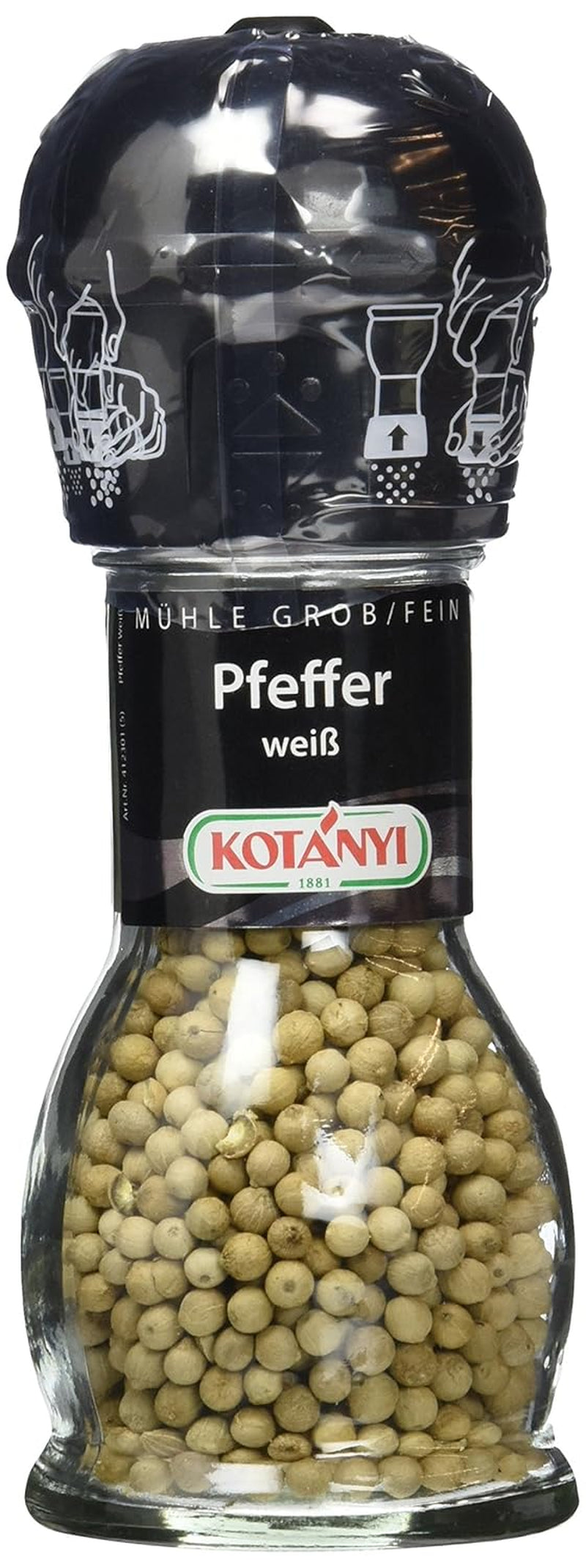 Kotanyi Knoblauch Mühle, épicé (1 x 48g)