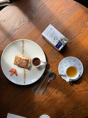 LA TETERA AZUL Infusion écologique de gingembre et de citron. Thé biologique pour perdre du poids en pyramides. Gingembre et citron. 20 pyramides.