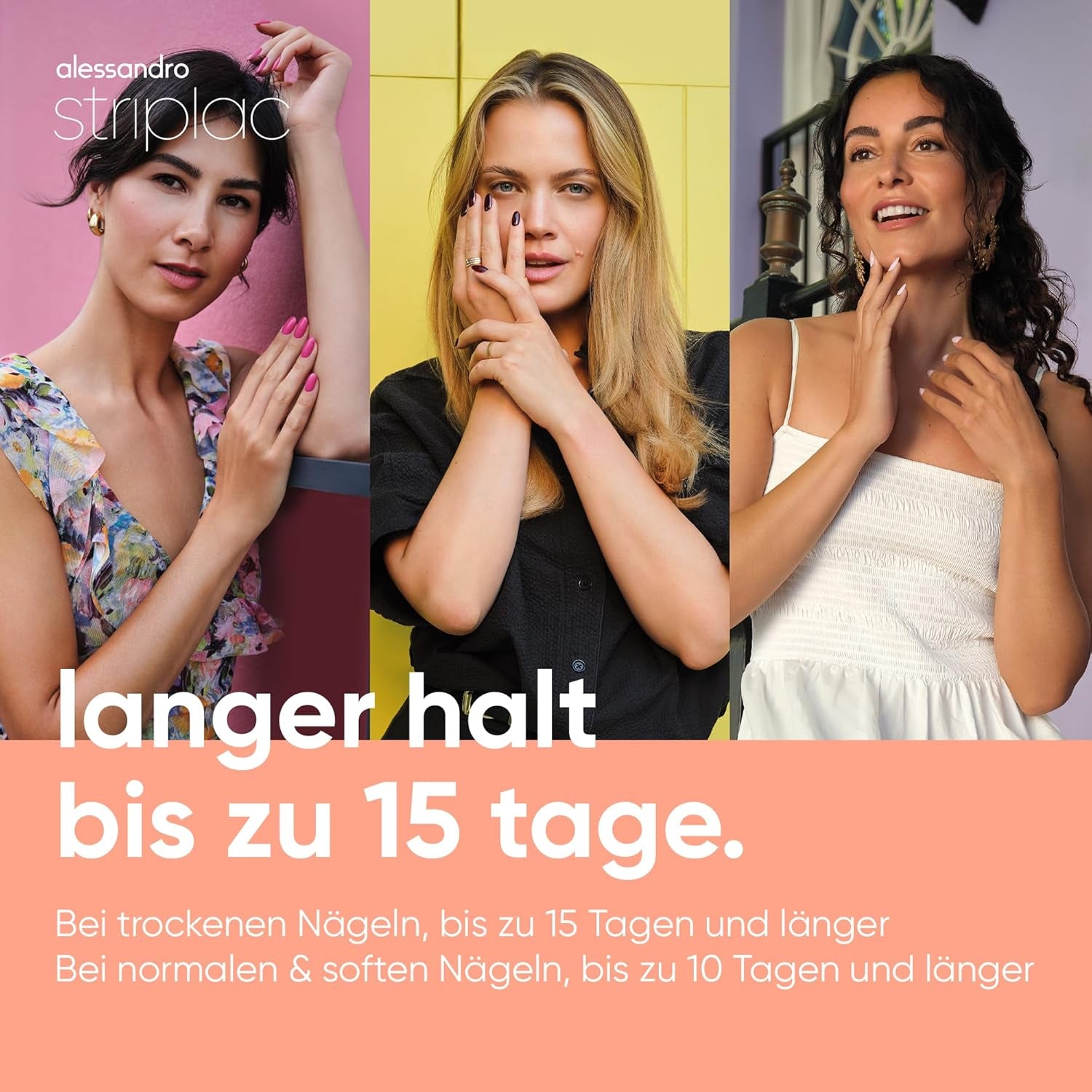 alessandro Striplac UV Top Coat Shimmer - Ongles brillants et résistants aux rayures jusqu'à 15 jours - Peut être utilisé avec ou sans colorant - Technologie d'élimination en douceur - Vegan - Argent, Transparent, 6,5 ml