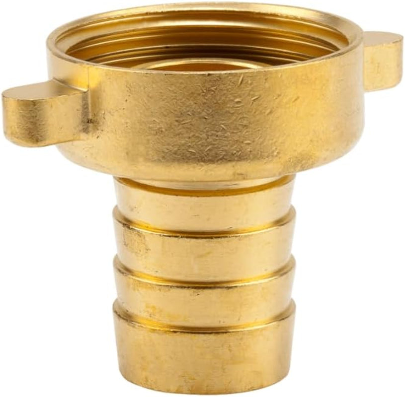 Gardena Raccord de tuyau en laiton, 2 pièces : raccord en laiton de haute qualité, filetage 26,5 mm (G 3/4"), pour tuyaux 1/2" (13 mm) (7140-20)