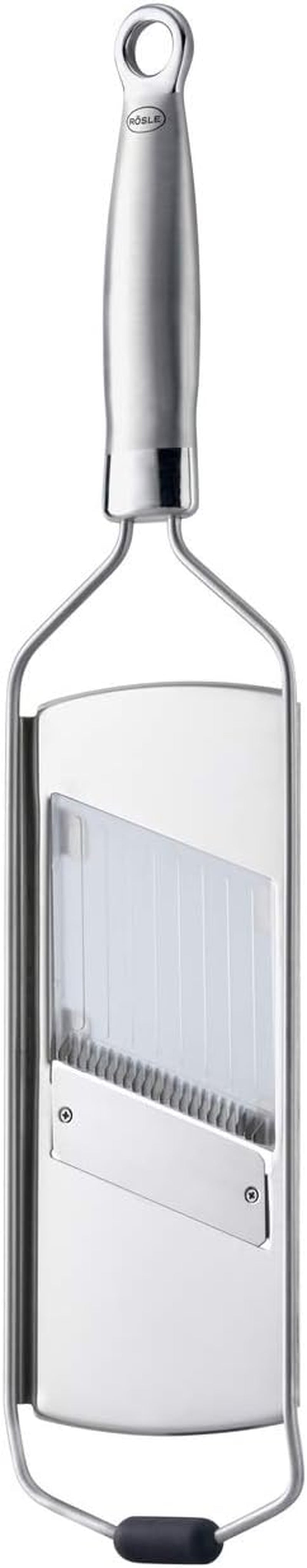 Trancheuse gourmande RÖSLE Trancheuse de haute qualité pour truffes, champignons fins, parmesan, radis, tranches fines, éplucheur en acier inoxydable 18/10 Trancheuse à julienne RÖSLE