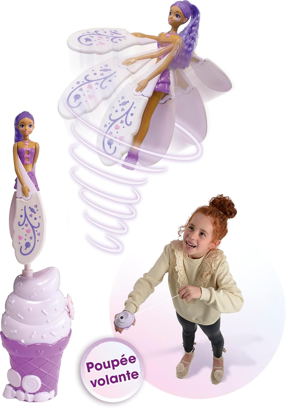 Sky Dancers - Purplelicious - Lansay, 30002, Non Applicable