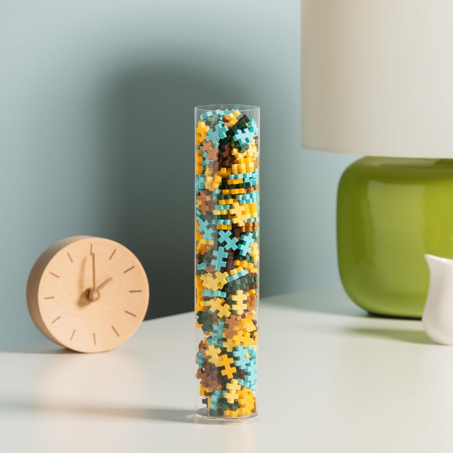 Plus-Plus 5163 Geniales Konstruktionsspielzeug, Sonnenblumen von Vincent Van Gogh, Inspired-Edition, Kreativ-Bausteine ​​​​Tube, 350 pièces, Tournesols