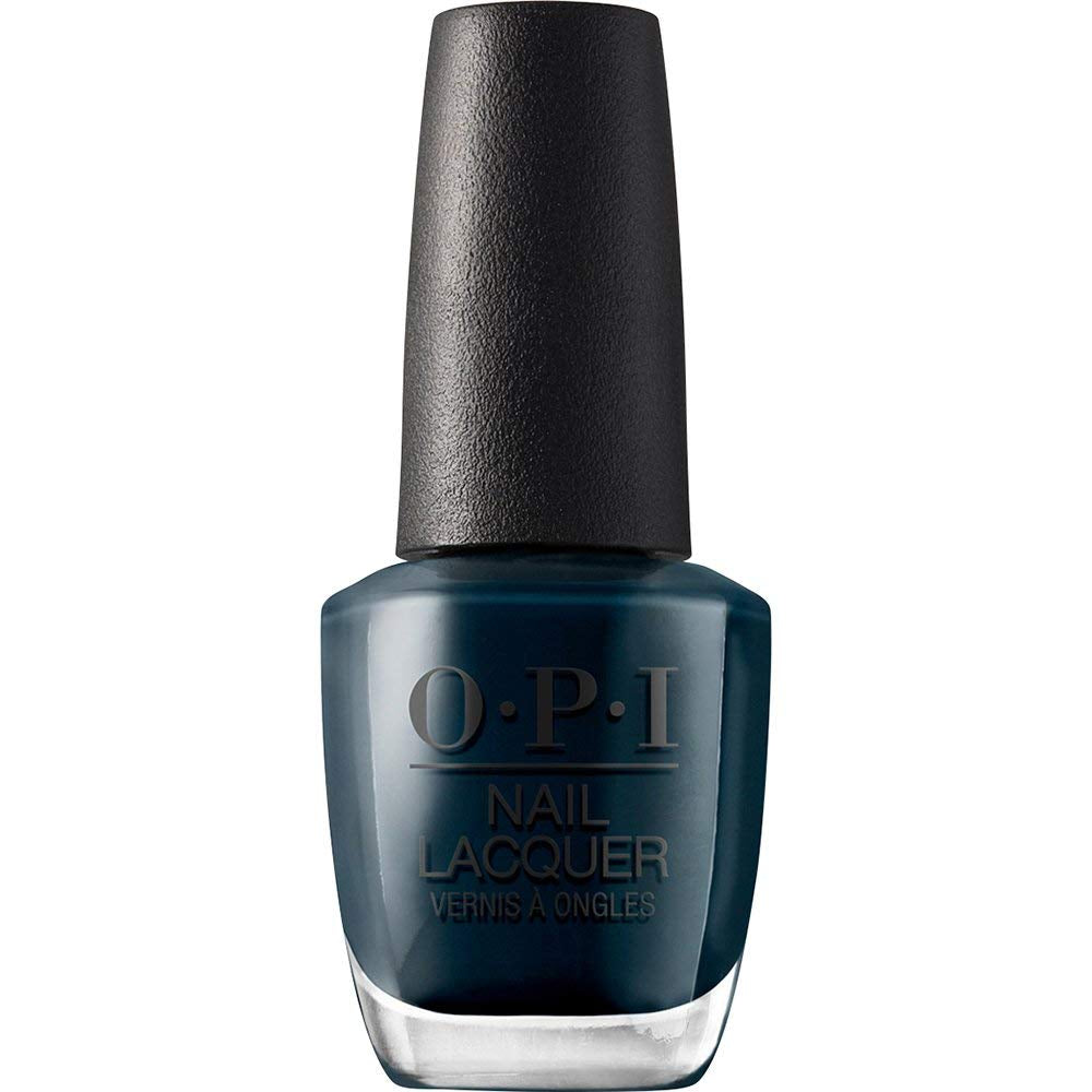 OPI Nail Lacquer dans les tons de bleu et de vert - Vernis à ongles à séchage rapide, résistant aux éclats et longue tenue - dure jusqu'à 7 jours - avec pinceau extra-large ProWide