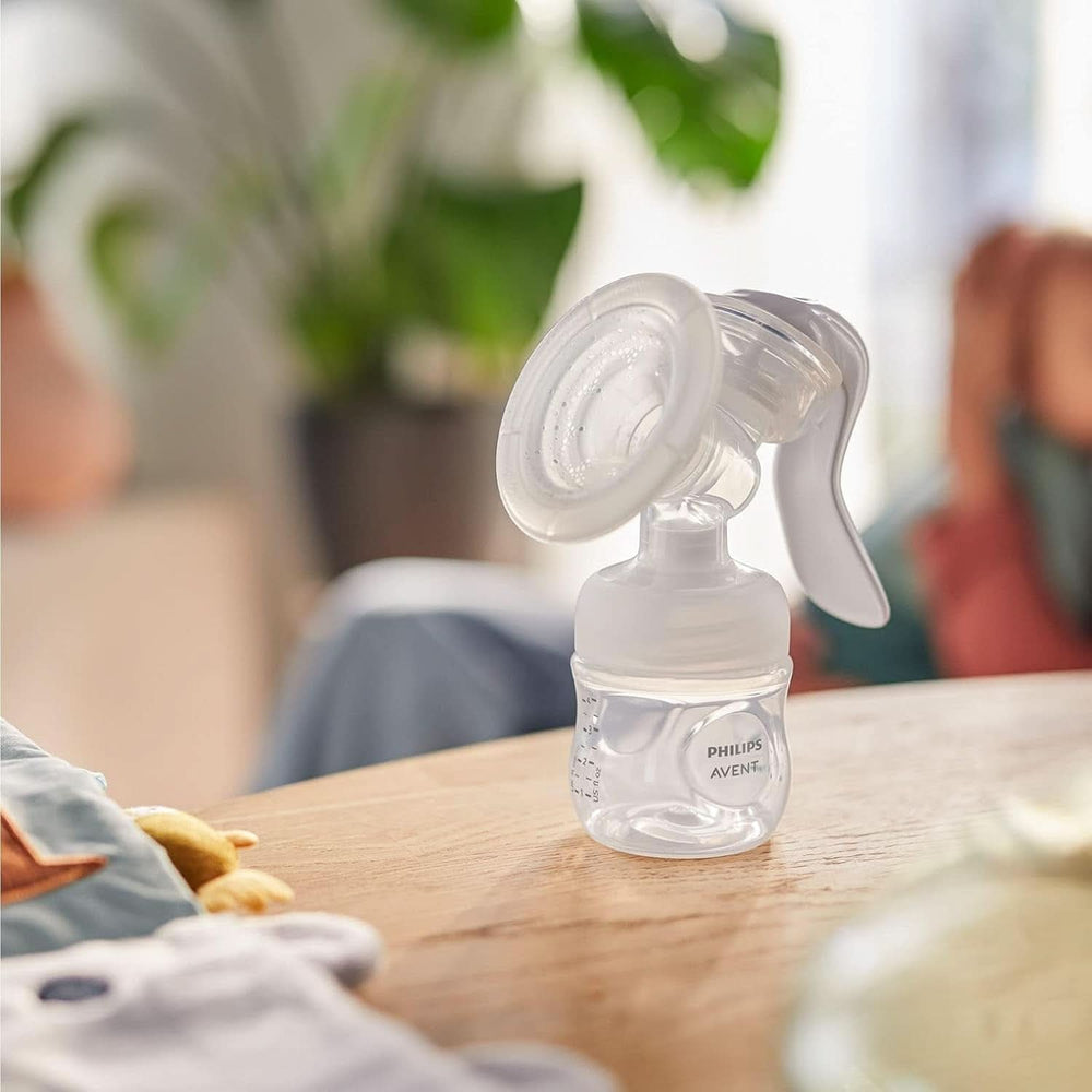 Philips Avent Handmilchpumpe - Einfaches Abpumpen, Mit Natural-Motion Technologie, Bpa-Frei (Modèle SCF430/01) Transparent Accessoires Alimentation et Allaitement Bebe Naty Shop