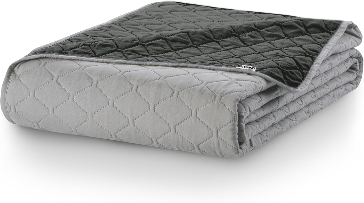 Couvre-lit DecoKing 200 X 220 Cm Graphite Anthracite Gris Argenté Couvre-lit double face facile d'entretien Axel Beds and Couvertures Besuche den DecoKing-Store