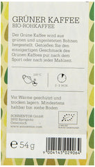 Grüner Kaffee bio, Doppelkammerbeutel, 1x 54 g