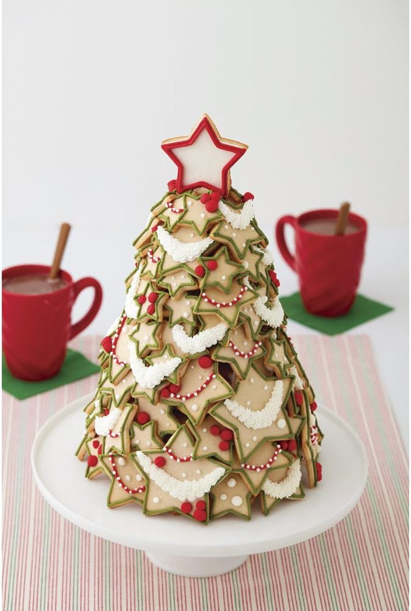 Wilton 2104-5919 Ensemble de coupe-arbre en pain d'épices, plastique, vert