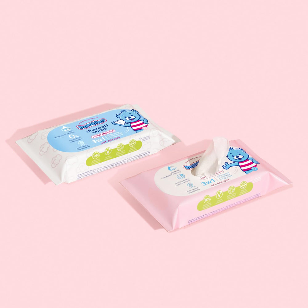 Lingettes 3 en 1 4x57 pcs