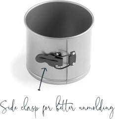 Moule à panettone amovible, en acier au carbone, antiadhésif, diamètre 16 cm, volume 2 litres Moules et plaques à pâtisserie Naty Shop