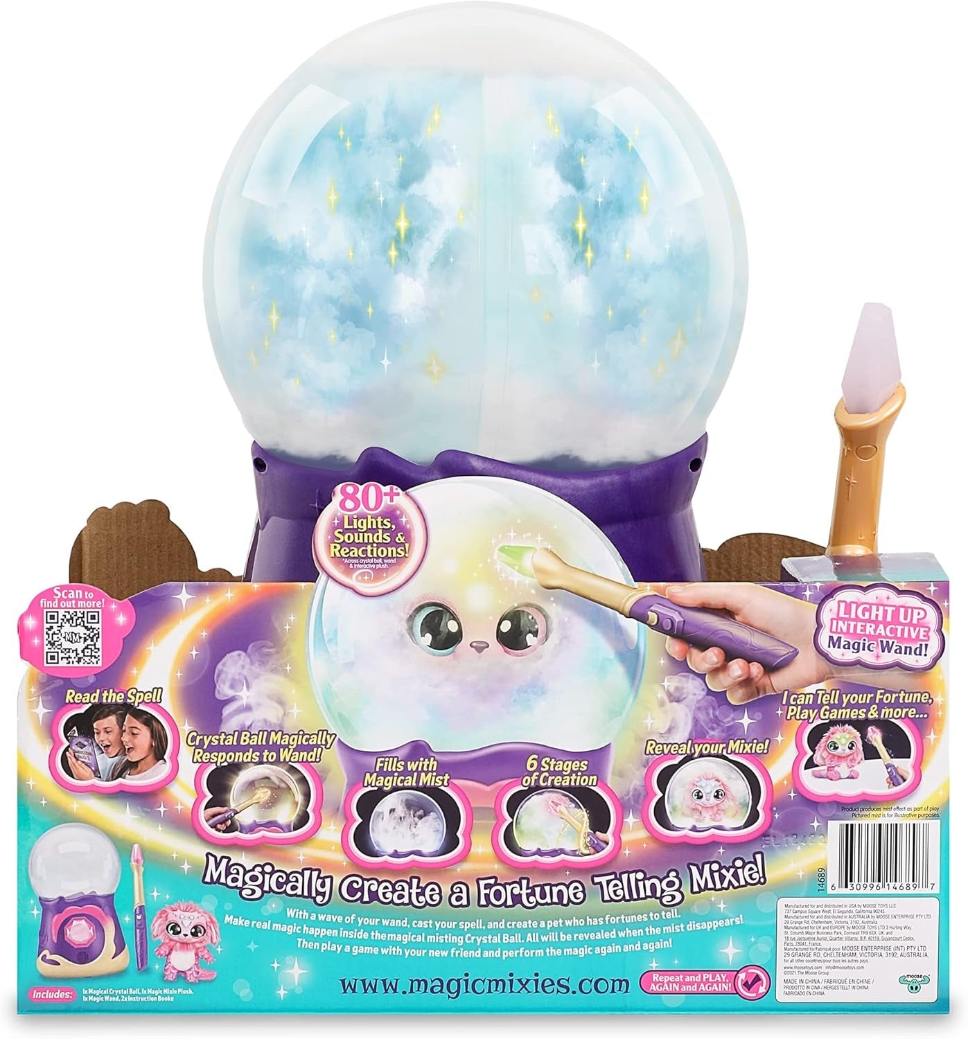 MGX05000 Crystal Ball Pink Puppen, bunt, Talla única