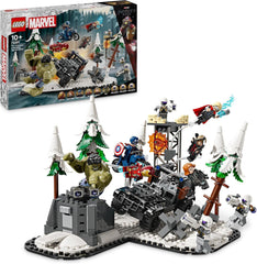 LEGO Marvel Avengers Assemble: Age of Ultron, set de construit și jucat cu 8 minifigurine de supereroi precum Thor, Hulk și Iron Man, jucărie de construit pentru băieți și fete, set de aventură 76291 Seturi de constructie Besuche den LEGO-Store Titlu implicit