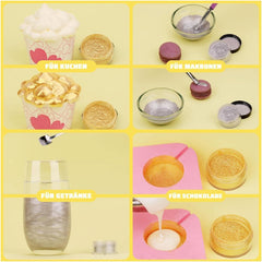 Paillettes comestibles, poudre, 5 grammes Glitter Naty Shop