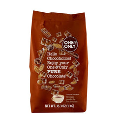One&Only Chocolate Powder Pure 1 Kg - Chocolat en poudre de haute qualité pour un chocolat à boire haut de gamme avec 32% de cacao Cacao et Chocolat Chaud Naty Shop