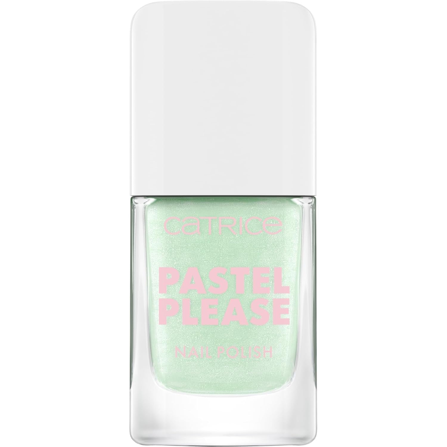 Catrice Pastel Please Vernis à ongles 040 Mint Breeze Vert clair Vernis à ongles pailleté profondément coloré hautement pigmenté Vegan 10,5 ml