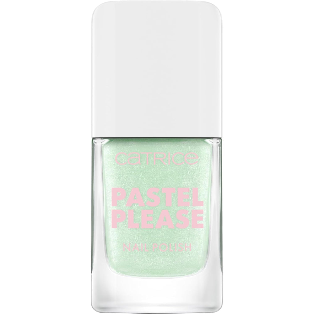 Catrice Pastel Please Vernis à ongles 040 Mint Breeze Vert clair Vernis à ongles pailleté profondément coloré hautement pigmenté Vegan 10,5 ml