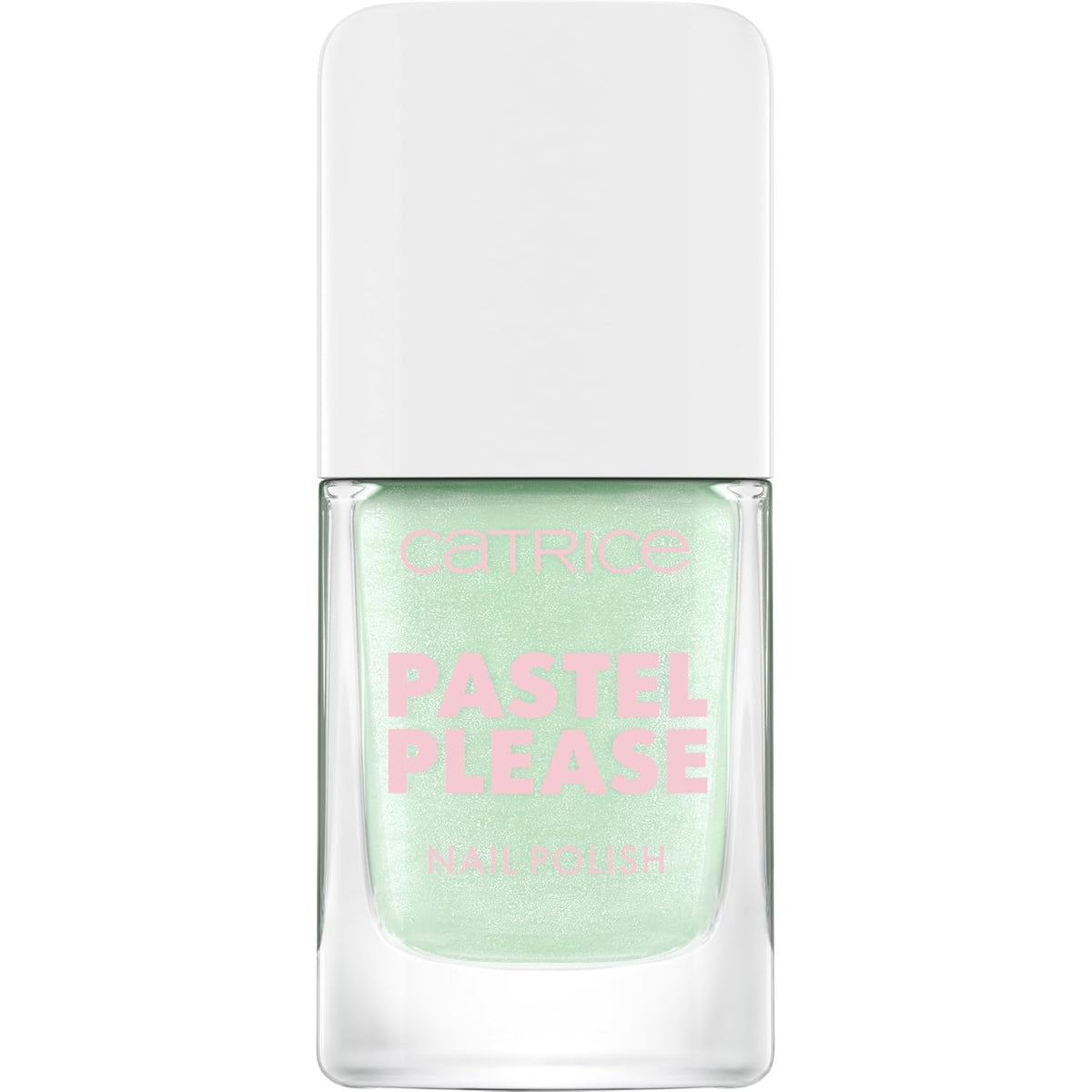 Catrice Pastel Please Vernis à ongles 040 Mint Breeze Vert clair Vernis à ongles pailleté profondément coloré hautement pigmenté Vegan 10,5 ml