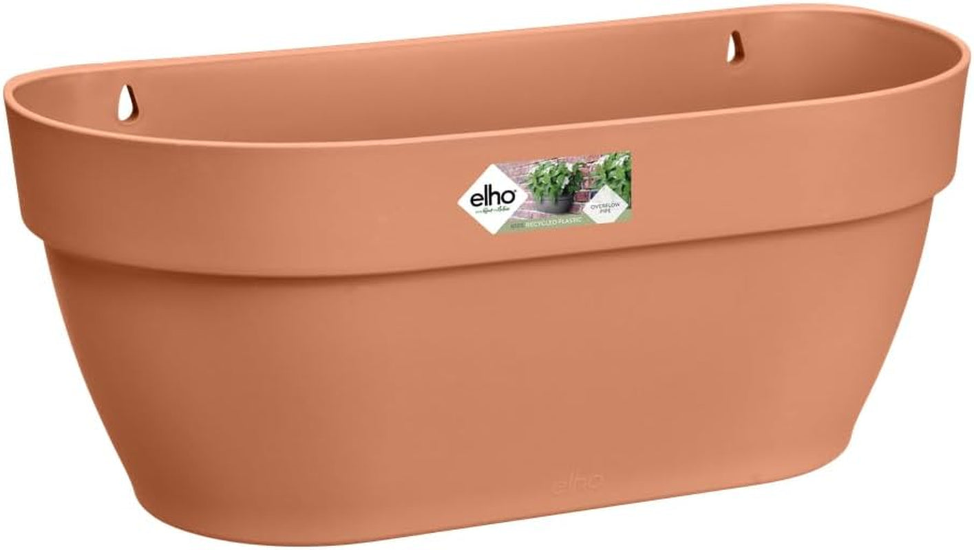 elho Vibia Campana Jardinière murale 35 - Jardinière pour balcon et extérieur - Ø 35,0 x H 14,8 cm - Noir/Anthracite