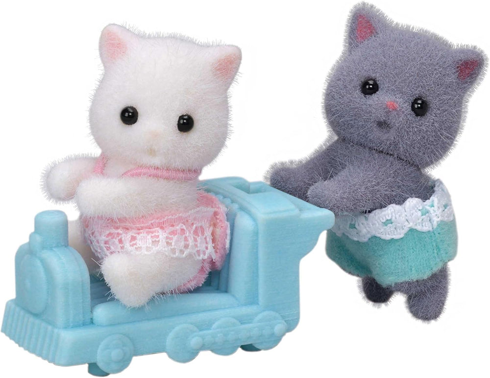Sylvanian Families L5457 Chats persans jumeaux - Figurines de maison de poupée