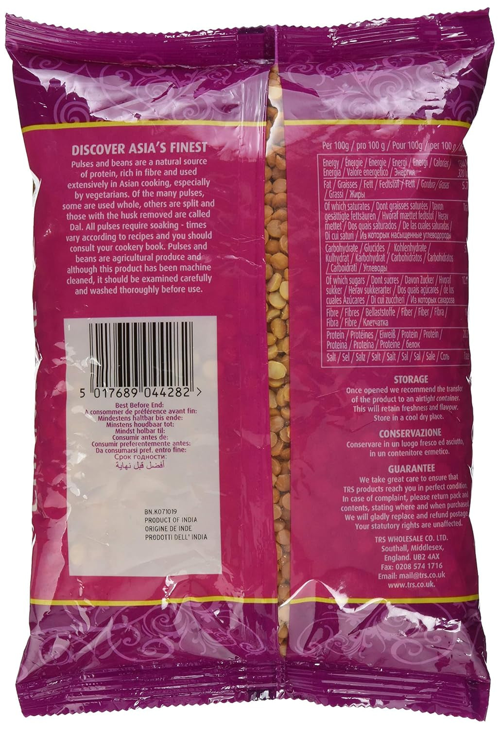 TRS - Pois chiches (Chana Dal) - (1 x 1 kg)
