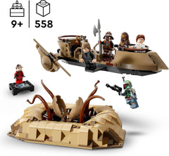 LEGO Star Wars : Le Retour du Chevalier Jedi Desert Skiff et Sarlacc Pit Fantasy Collection et jeu de construction Jouet de construction Cadeau pour garçons, filles et tous les fans 75396 Jeux de construction Besuche den LEGO-Store