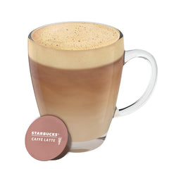 STARBUCKS Caffè Latte par Nescafé Dolce Gusto Kaffeekapseln 6 x 12 (72 Kapseln)