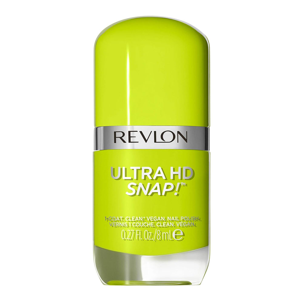 Revlon Ultra HD Snap Vernis à ongles longue durée Formule végétalienne Séchage rapide Une couche Couleur à couverture complète (8 ml) Hot Stuff (007) Unisexe