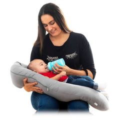 Innovagoods - Coussin d'allaitement multifonctionnel, Design ergonomique pour la détente de la mère et de l'enfant, Ajustable pour différentes positions, Lavable, Coloré, Accessoires en polycoton Alimentation et Allaitement Baby Naty Shop