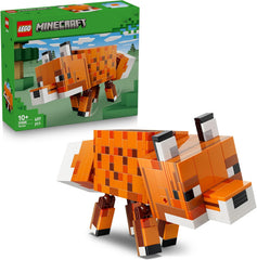 LEGO Minecraft Der Fuchs - Figurine de puzzle 3D avec accessoires - Décoration de jeu pour enfants ou zones de jeu - Jeu de jeu pour les jeunes, les filles et les fans à partir de 10 ans - 21588