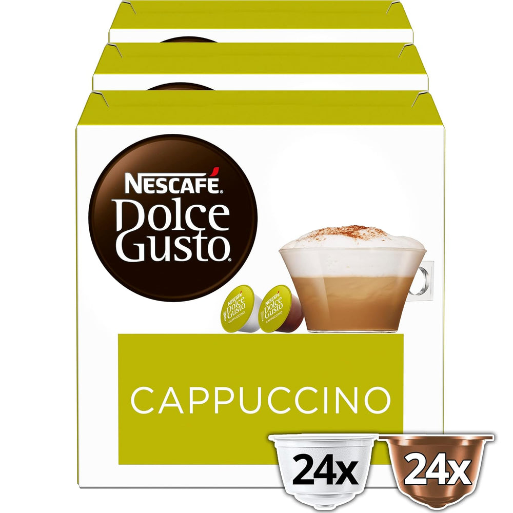 Flat White, 48 capsules de café & Cappuccino, 48 capsules de café