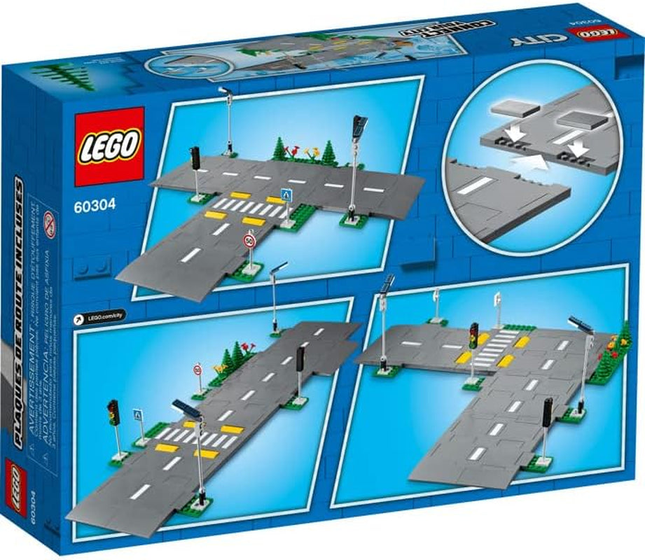 LEGO City Road Intersection avec feux de circulation - Ensemble de construction avec briques phosphorescentes 60304 Jeux de construction Besuche an LEGO-Store