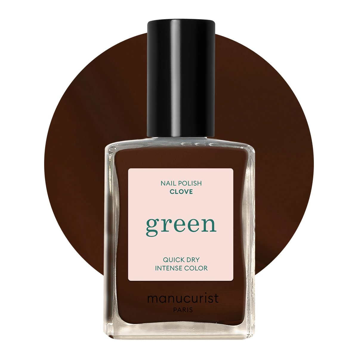 Manucurist Green - Vernis à ongles Rosy Beige Shell Beige - Vernis à ongles à séchage rapide - Ongles DIY - Vegan 12-Free - À base de plantes - Vernis à ongles - Fabriqué en France