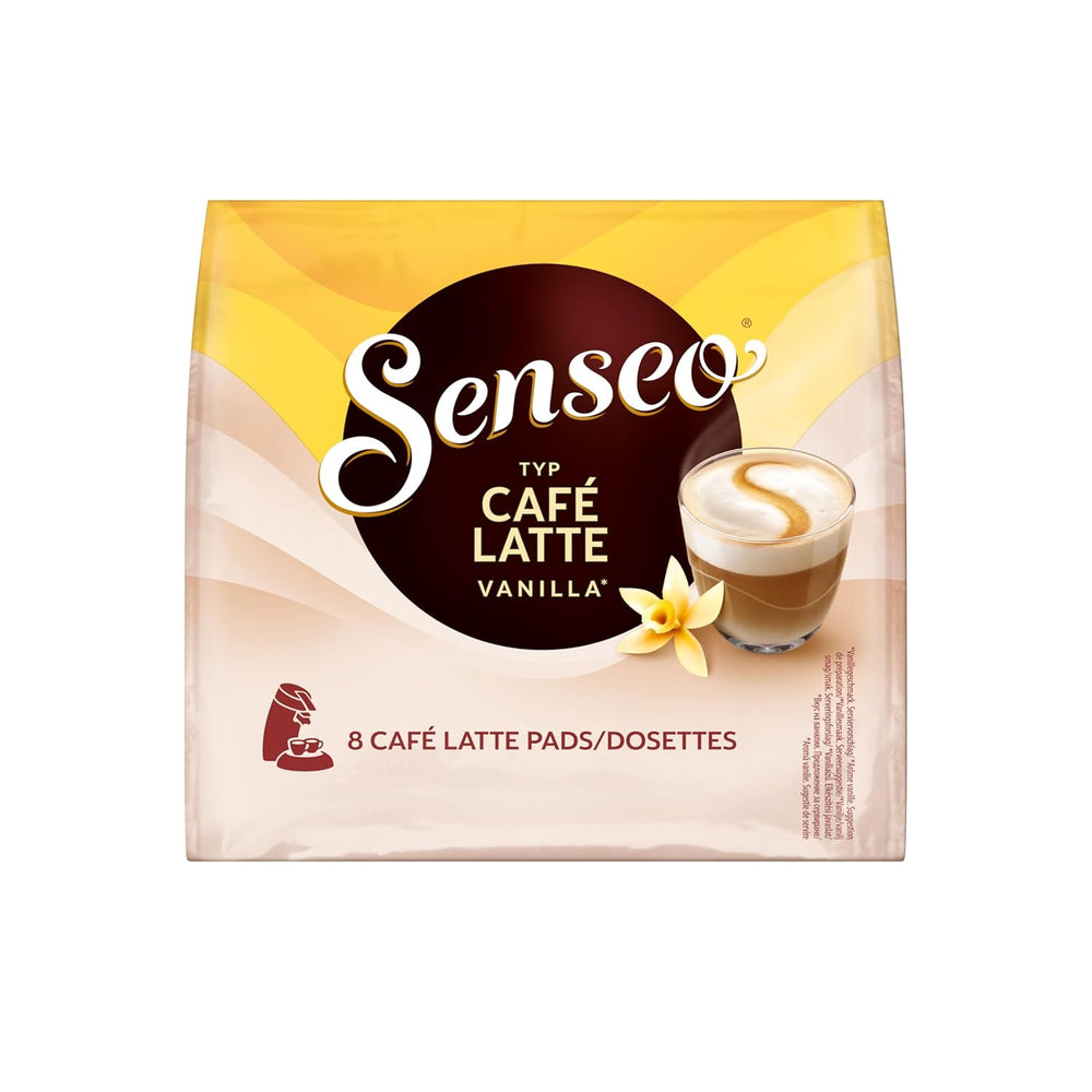 Senseo Pads Café Latte Vanille, 5 x 8 Getränke, 40 Kaffeepads