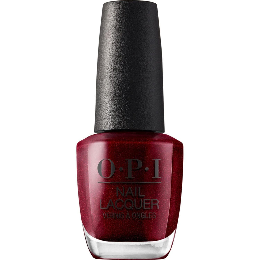 Vernis à ongles OPI dans les tons de rouge et d'orange - Vernis à ongles à séchage rapide, résistant aux éclats et longue tenue - dure jusqu'à 7 jours - avec pinceau ProWide extra-large