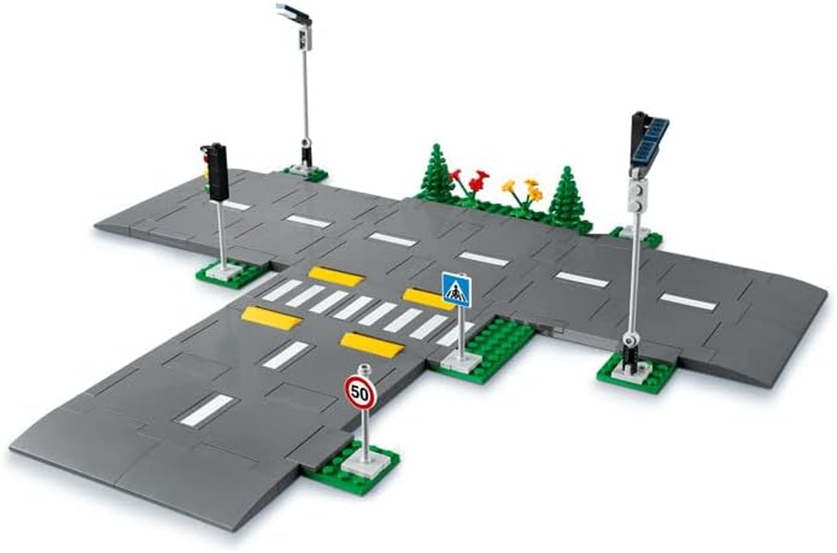 LEGO City Road Intersection avec feux de circulation - Ensemble de construction avec briques phosphorescentes 60304 Jeux de construction Besuche an LEGO-Store