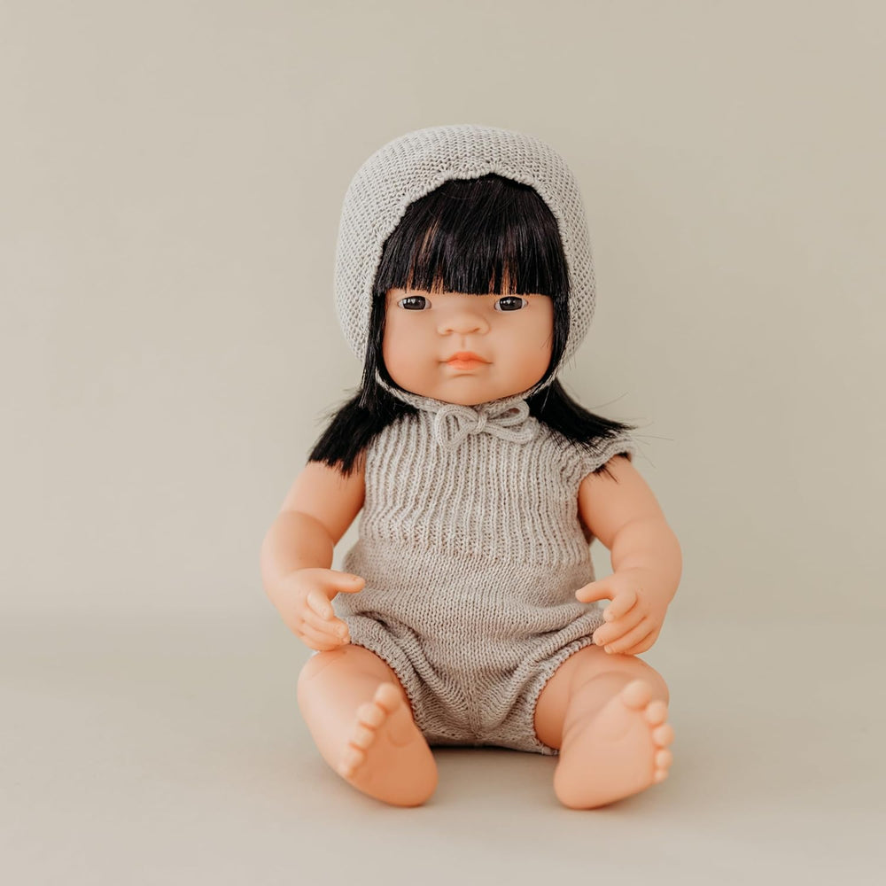 Miniland Babypuppe asiatique filles 38cm-31056, Zufällig