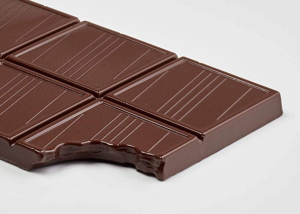 Chocolat noir sans sucre ajouté | Comprimé 100g | Le meilleur avec 55% de cacao, sans gluten | Barre de chocolat | Coffret cadeau chocolat (paquet de 4)