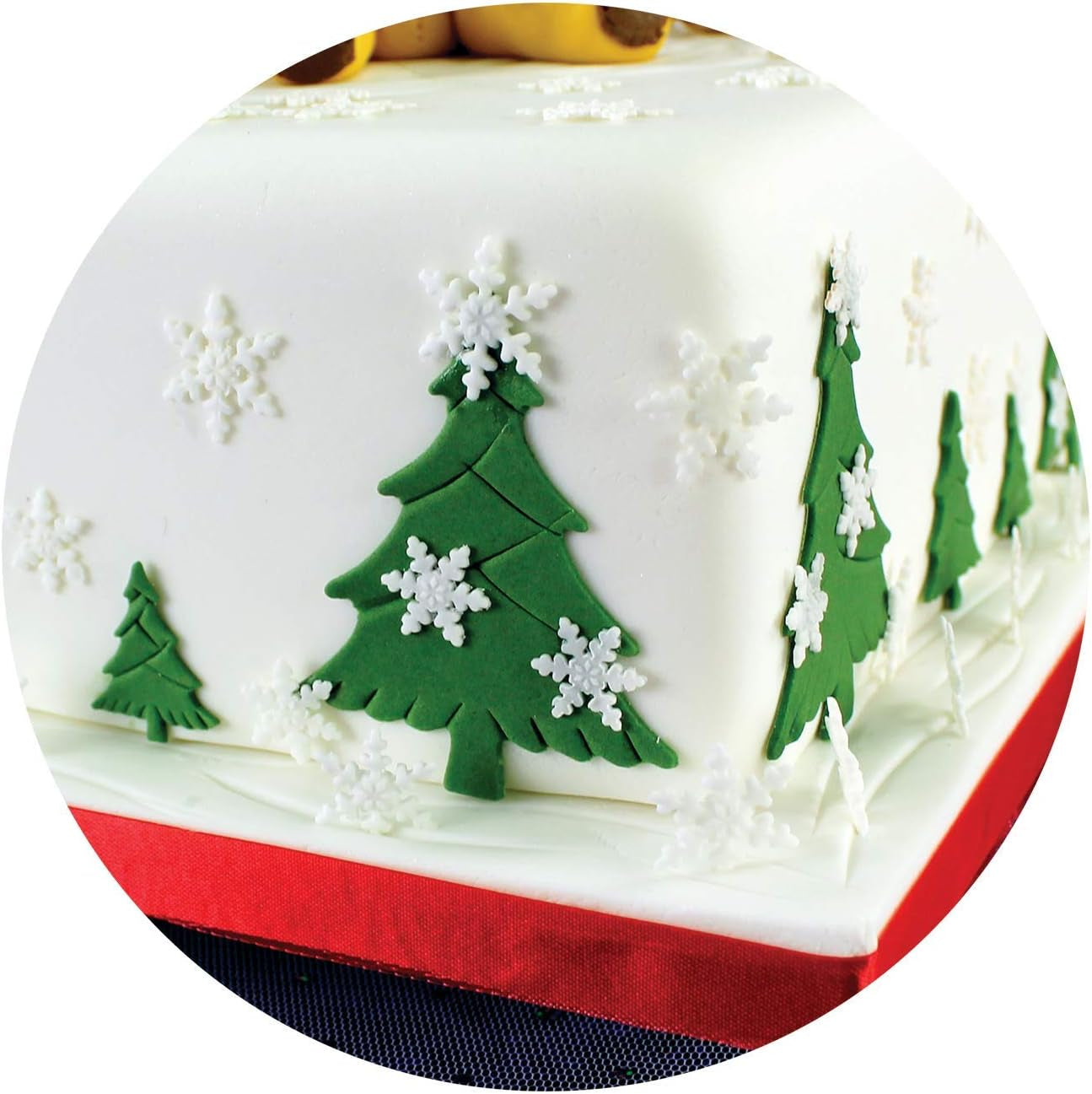 PME SF709 Mini lot de 3 couteaux plongeurs flocon de neige, standard, blanc