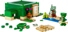 LEGO Minecraft The Turtle Beach House Maison de jouets avec accessoires pour filles et garçons à partir de 8 ans, ensemble avec animaux et personnages du jeu vidéo, cadeau pour les joueurs 21254 Jeux de construction Besuche den LEGO-Store