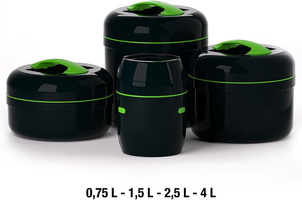 VALHERMFOOD25-03 Lunchbox Pro Term 2,5 l Colorée - Gris/Vert Boîtes de conservation Naty Shop