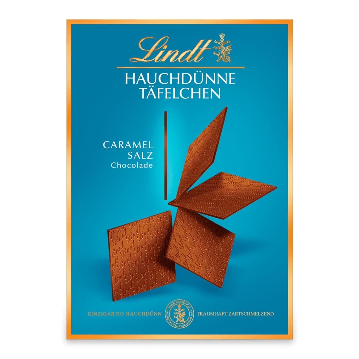 Barres de chocolat noir ultra-minces Lindt Chocolate | 125g | Barres ultra fines du meilleur chocolat noir | Particulièrement fin et fin | Cadeau chocolat (1 paquet)